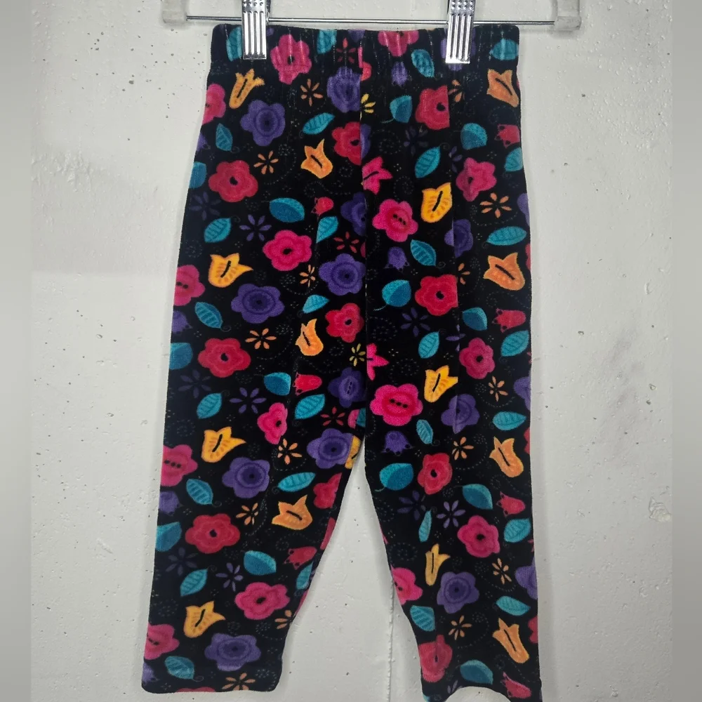 Vintage Gymboree Multicolor Floral Leggings